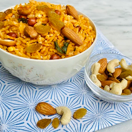Special Dry fruit Poha Mixture